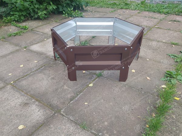 Клумба шестигранная с полимерным покрытием (1 ярус) — изображение 3