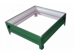 Грядка «Усиленная» 0.8*0.8м (высота 20 см) с полимерным покрытием RAL 6005