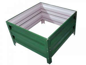 Грядка «Усиленная» 0.8*0.8м (высота 40 см) с полимерным покрытием RAL 6005